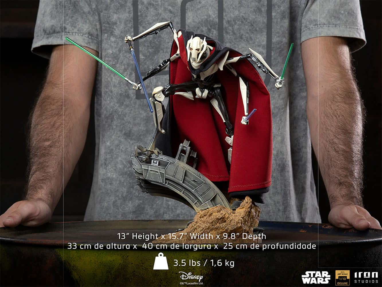 general grievous deluxe star wars gallery e c