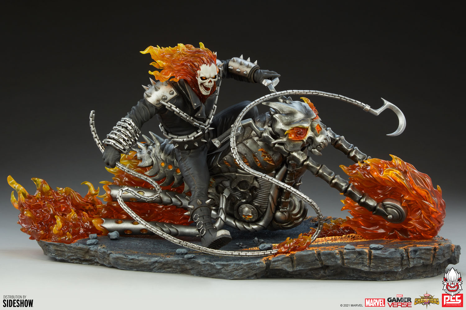ghost rider sixth scale diorama pcs marvel gallery bba aa
