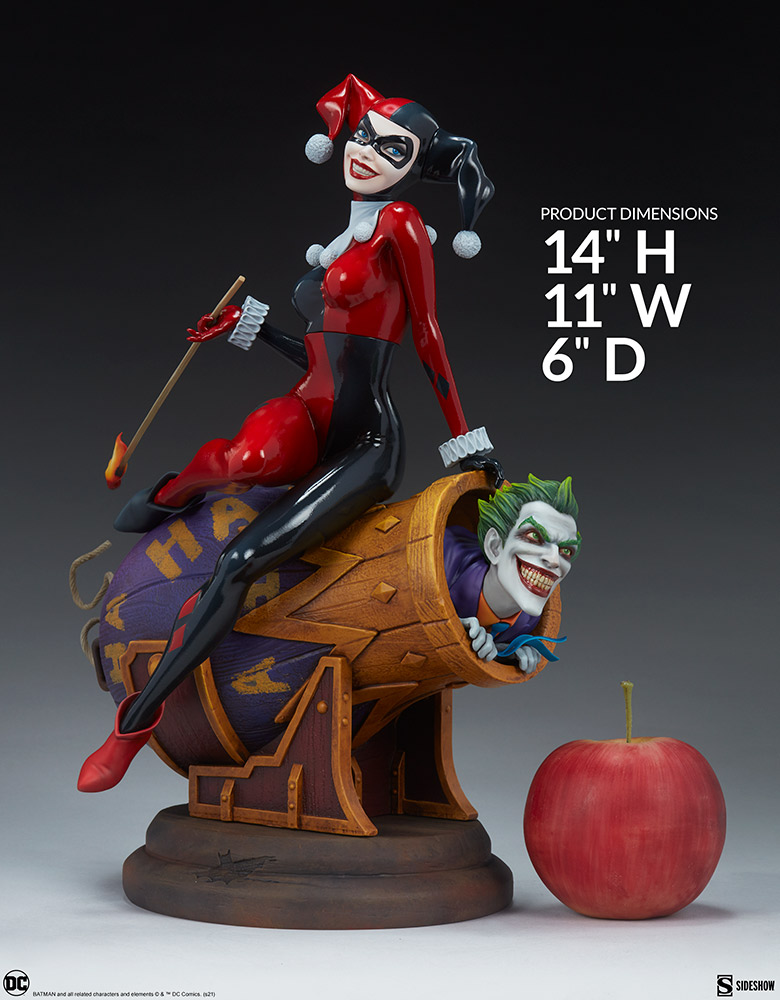 harley quinn and the joker diorama dc comics gallery e e