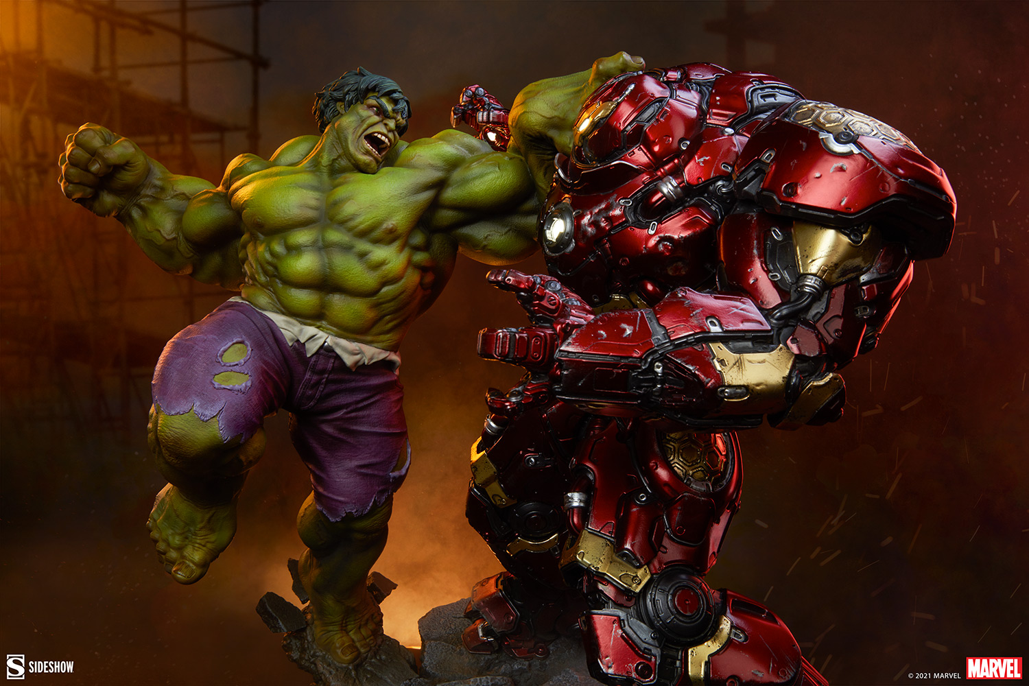 hulk vs hulkbuster marvel gallery b a