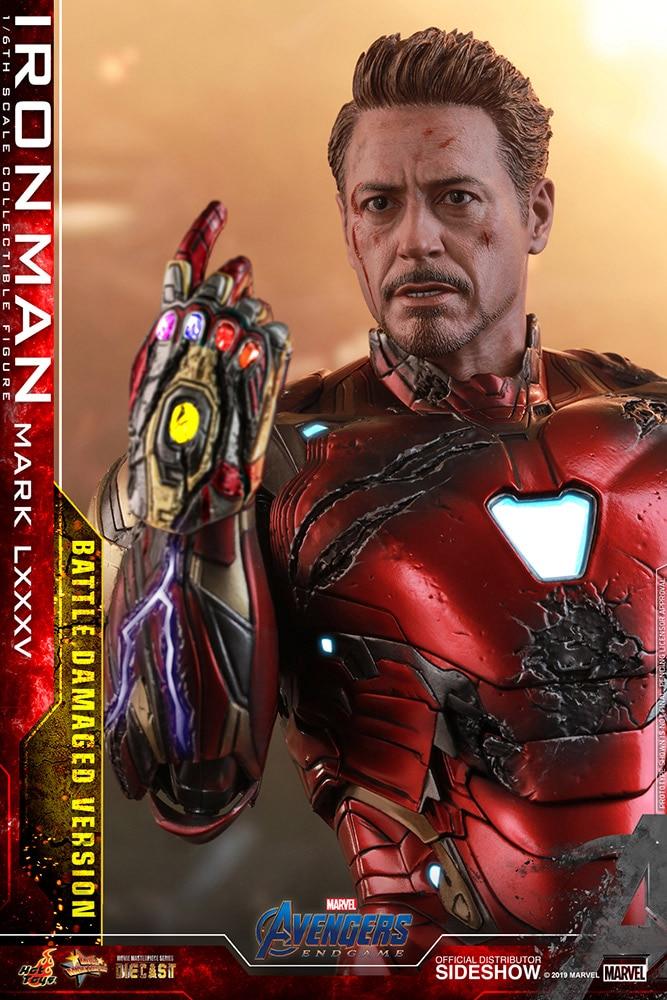 iron man mark lxxxv battle damaged version marvel gallery d eef