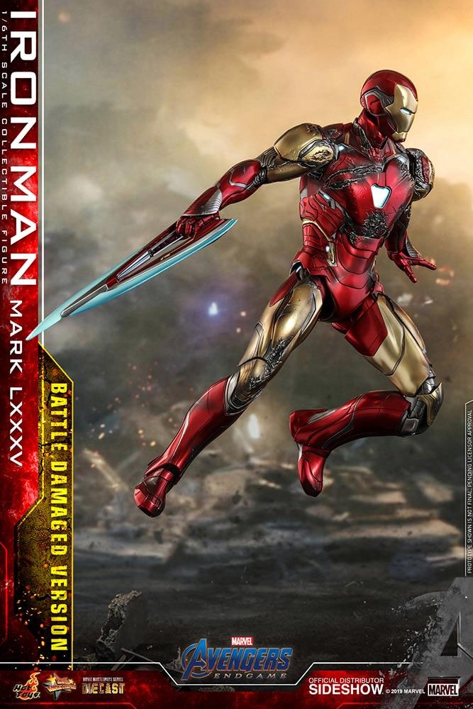 iron man mark lxxxv battle damaged version marvel gallery d ecd