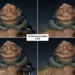 jabba the hutt and throne deluxe star wars gallery c cccb beb