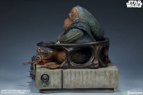 jabba the hutt and throne deluxe star wars gallery c ccd b c b