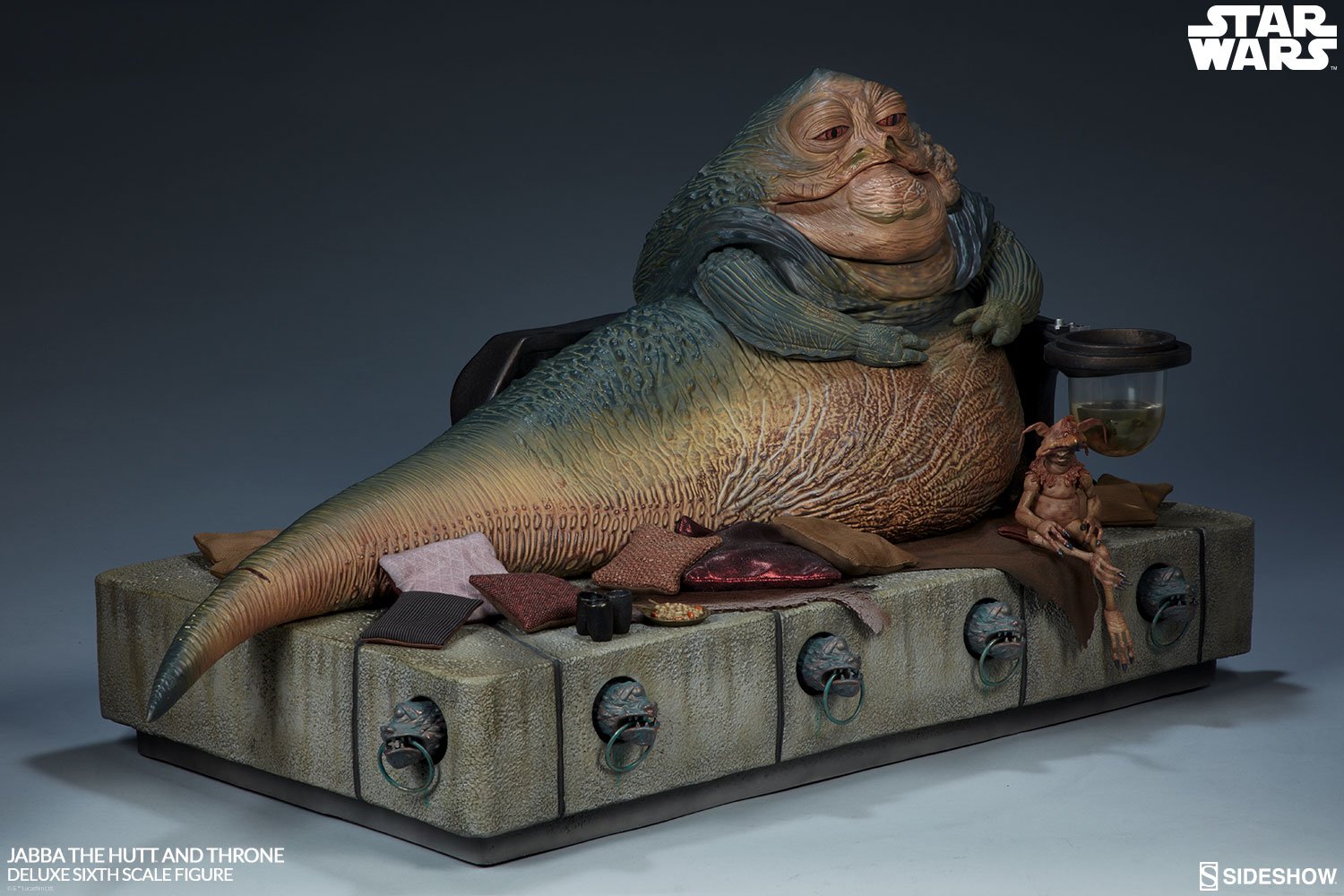 jabba the hutt and throne deluxe star wars gallery c ccd
