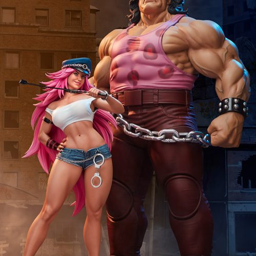 PCS Street Fighter Mad Gear Exclusive Hugo and Poison Statue Set