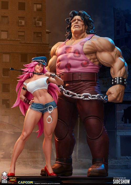 PCS Street Fighter Mad Gear Exclusive Hugo and Poison Statue Set