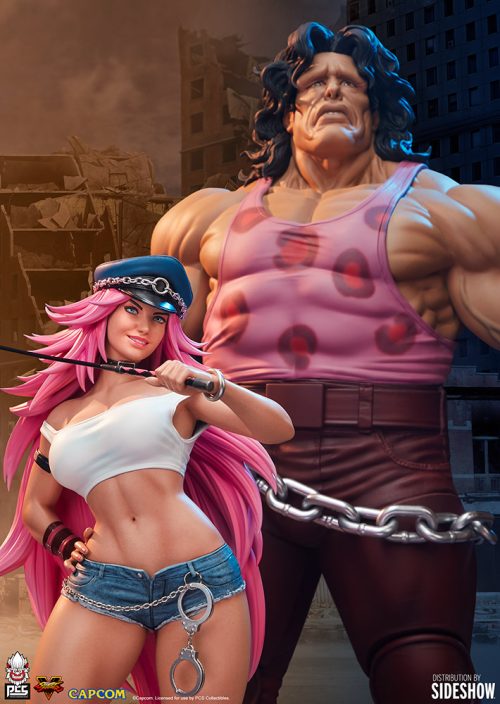 mad gear exclusive hugo and poison statue pcs street fighter gallery ca af ba