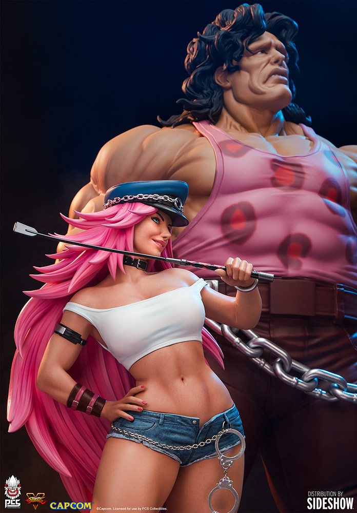 mad gear exclusive hugo and poison statue pcs street fighter gallery ca f e f