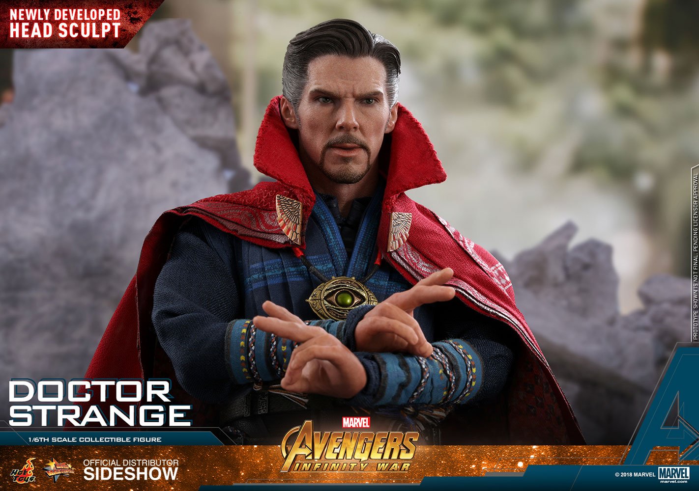 marvel avengers infinifty war doctor strange sixth scale figure hot toys