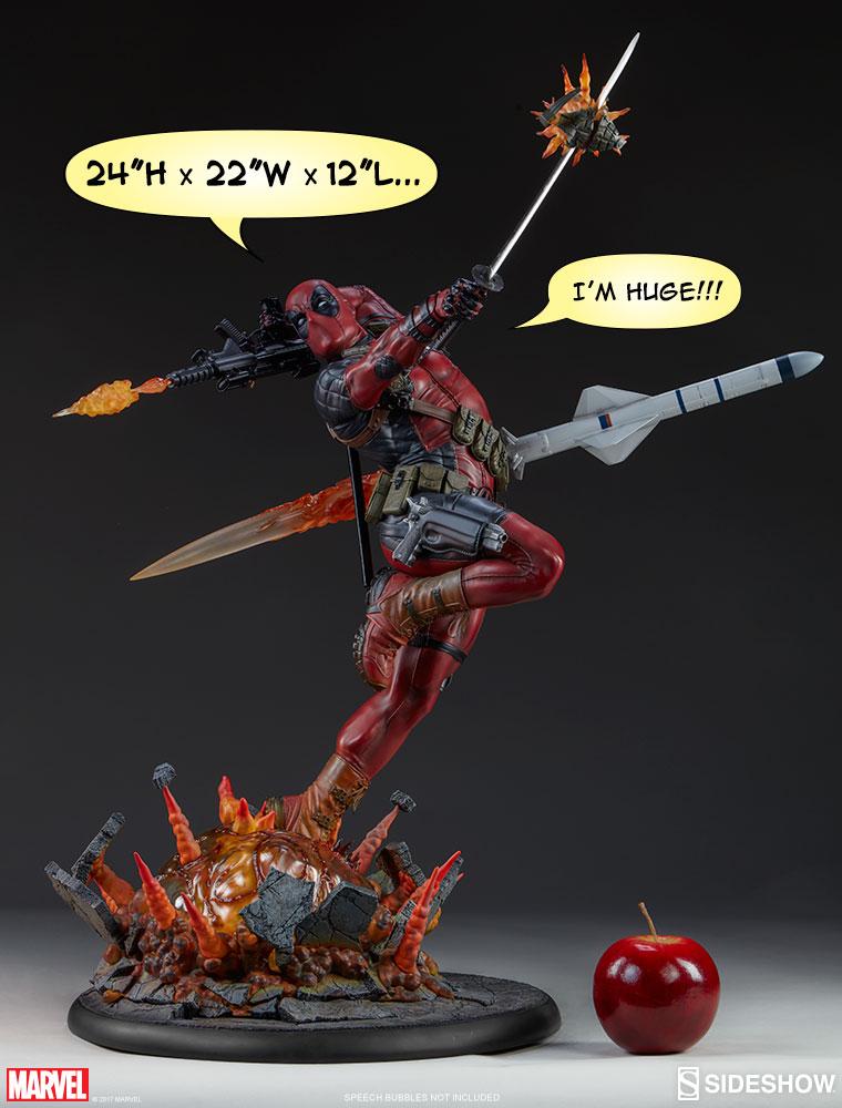 marvel deadpool heat seeker premium format figure sideshow