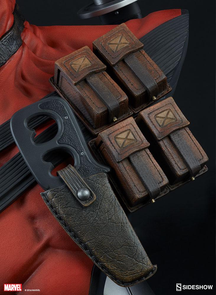 marvel deadpool life size bust