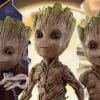 marvel guardians of the galaxy groot life size figure hot toys