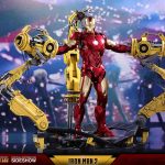 Hot Toys Iron Man 2 Iron Man Mark IV With Suit-Up Gantry Quarter Scale Figure