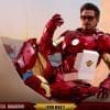 marvel iron man iron man mark with suit up gantry sixth scale collectible set hot toys