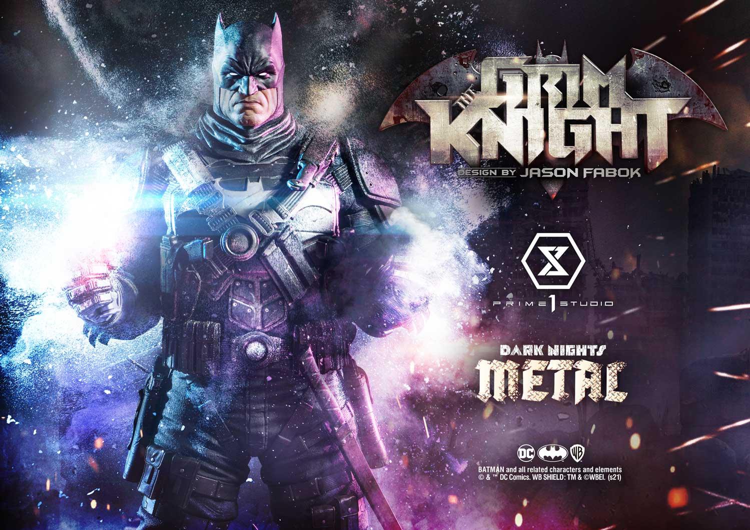 Prime 1 Studio Dark Nights Metal The Grim Knight Statue