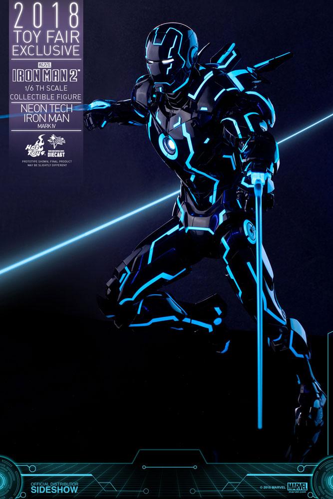 neon tech iron man mark iv marvel gallery c bcb f b