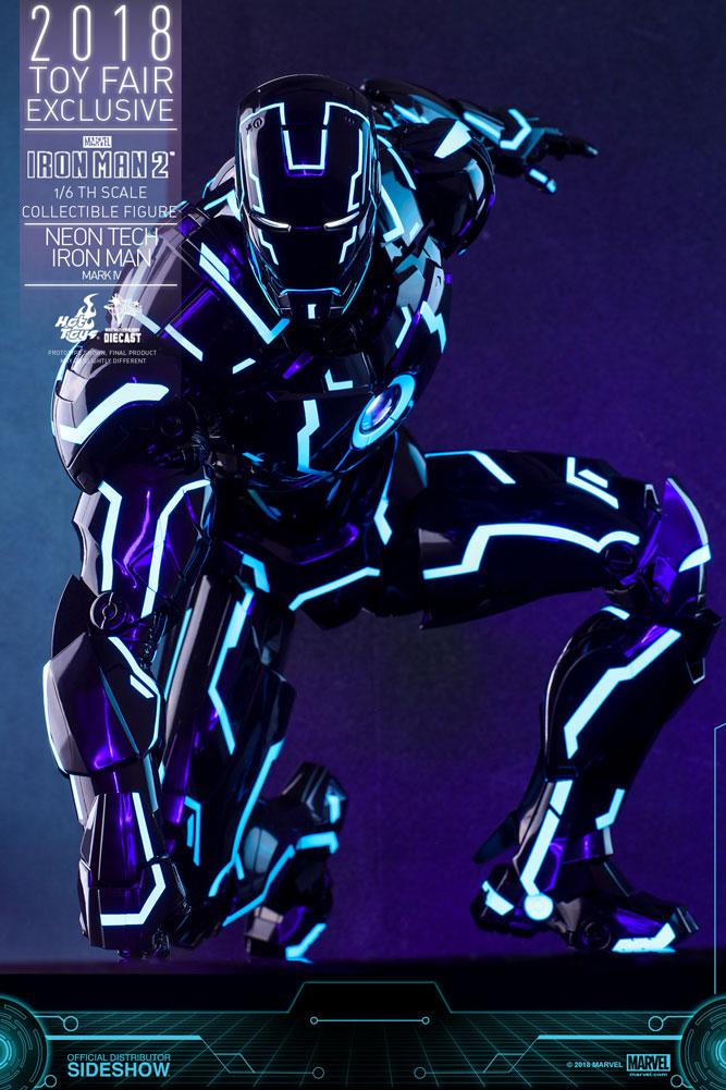 neon tech iron man mark iv marvel gallery c bcb bb