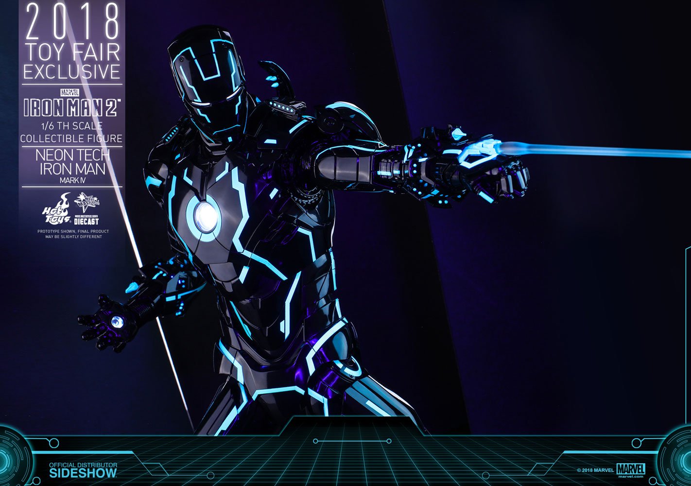 neon tech iron man mark iv marvel gallery c bcb ee e