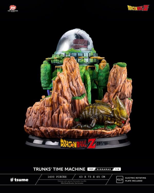 Dragon Ball Z HQS Dioramax Trunks Time Machine Statue 1/6 Scale Limited ...