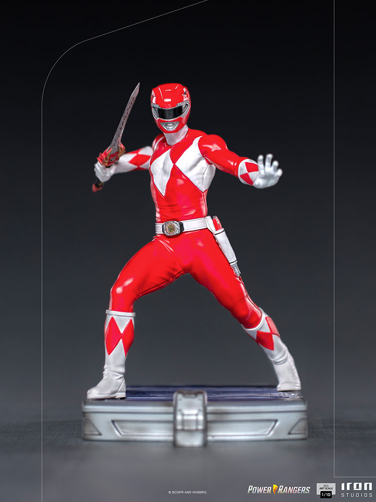 red ranger scale statue mighty morphin power rangers gallery f a adbd