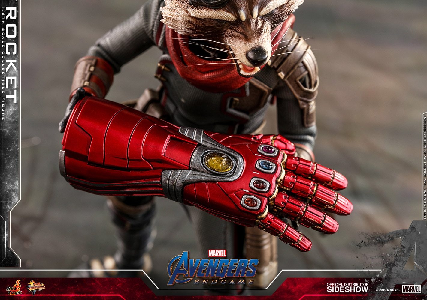 rocket sixth scale figure marvel gallery d ff a