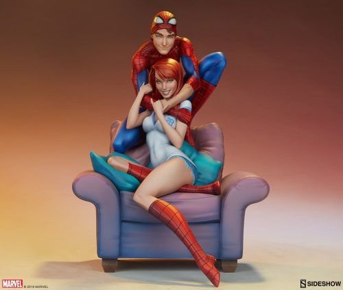 spider man and mary jane marvel gallery dcca d e
