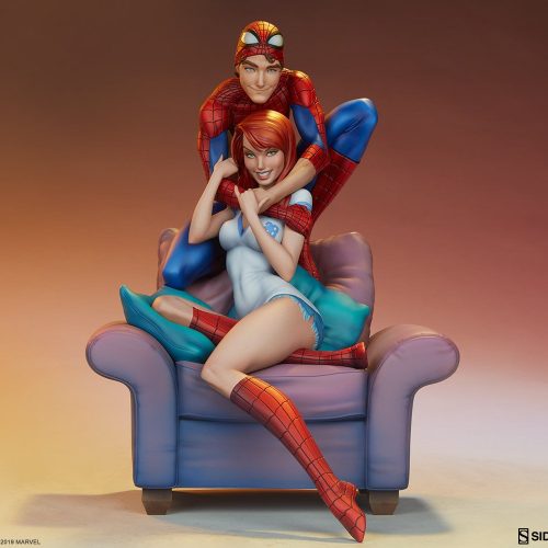 spider man and mary jane marvel gallery dcca d e