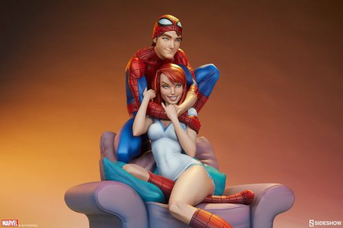 spider man and mary jane marvel gallery dcca ef