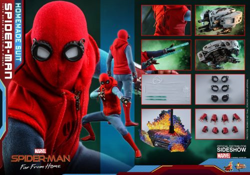 spider man homemade suit marvel gallery d aa