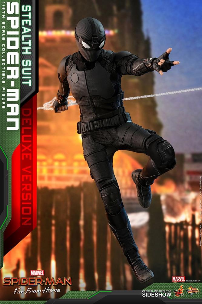 spider man stealth suit deluxe version marvel gallery d d a d