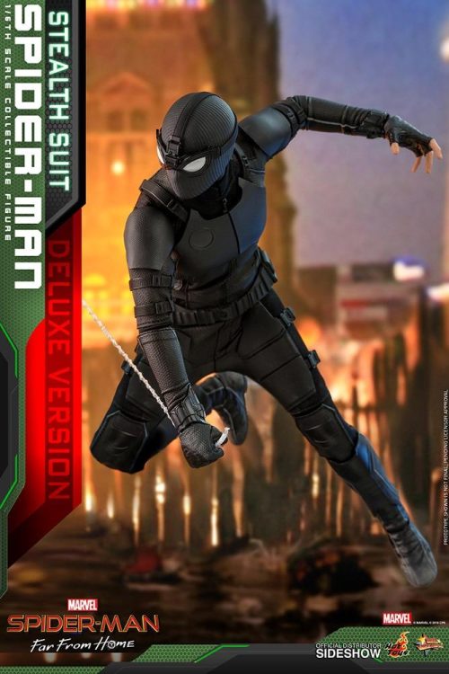 spider man stealth suit deluxe version marvel gallery d d