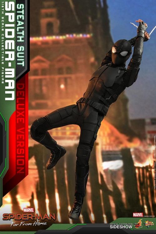 spider man stealth suit deluxe version marvel gallery d d ab