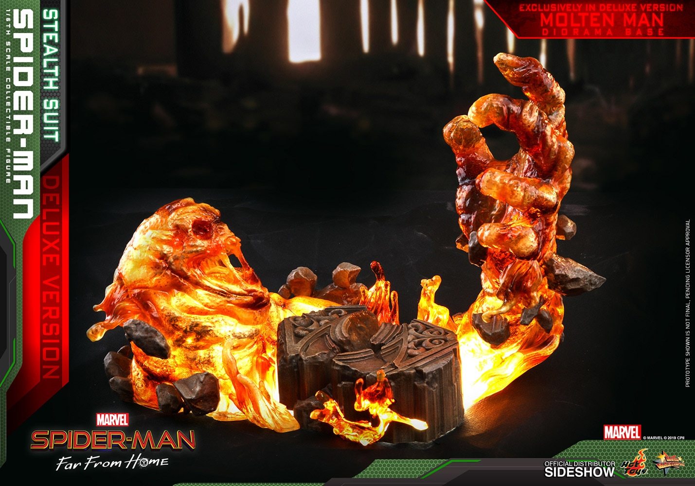 spider man stealth suit deluxe version marvel gallery d d b e