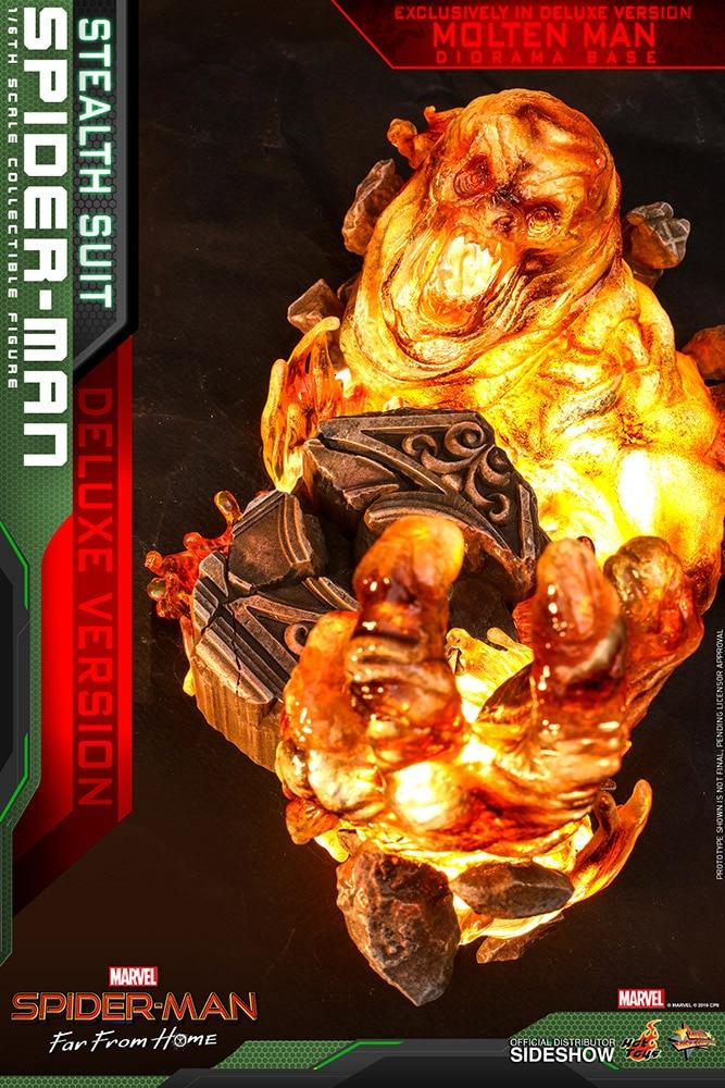 spider man stealth suit deluxe version marvel gallery d d e f