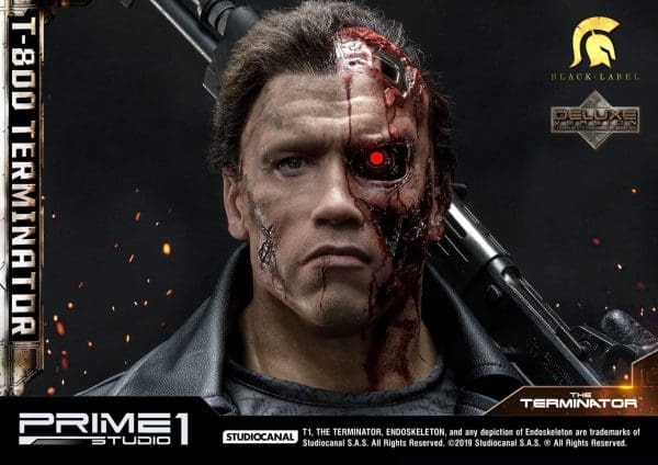 Prime 1 Studio T-800 Terminator Statue 1/2 Scale Black Label