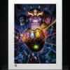 Sideshow Collectibles Marvel Infinity Gauntlet and Thanos Art Print