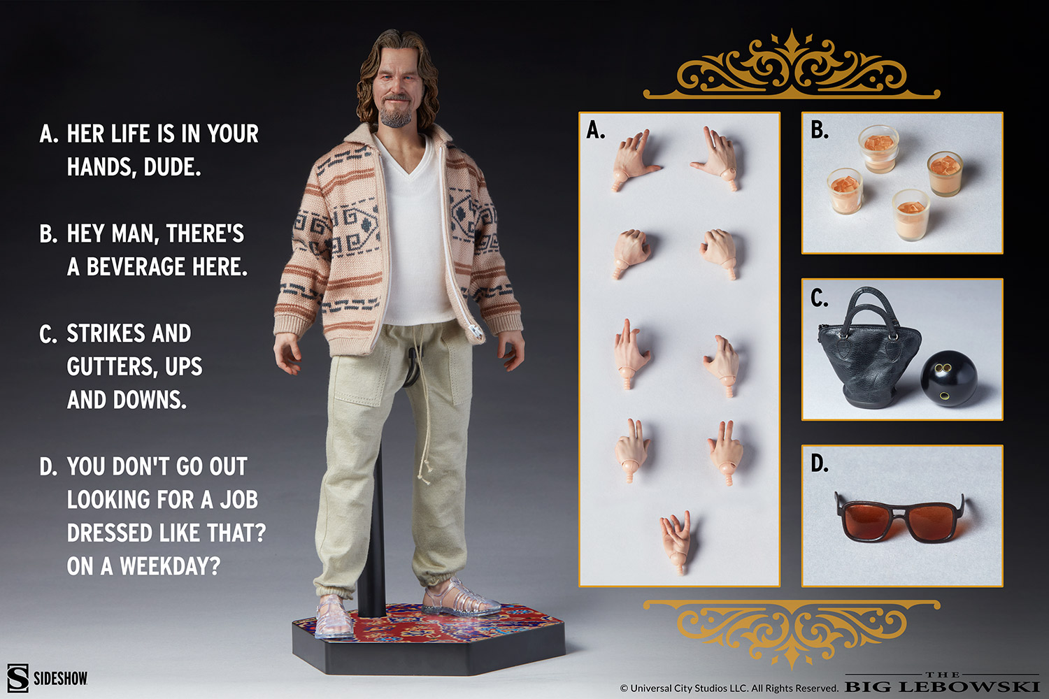 the dude the big lebowski gallery e a f