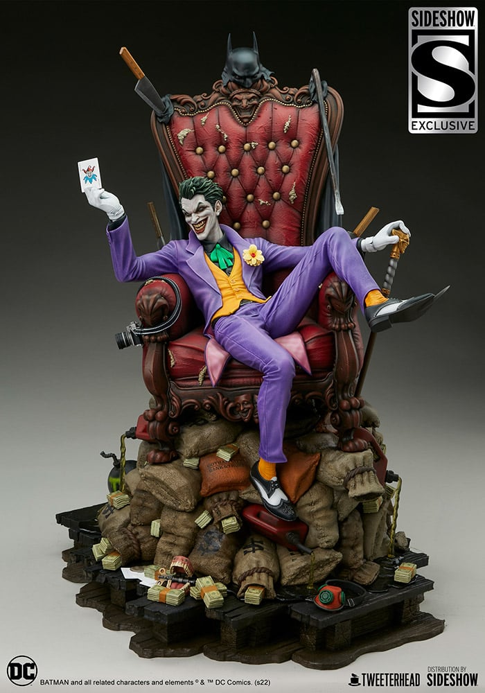 the joker scale maquette tweeterhead dc comics gallery e f ea