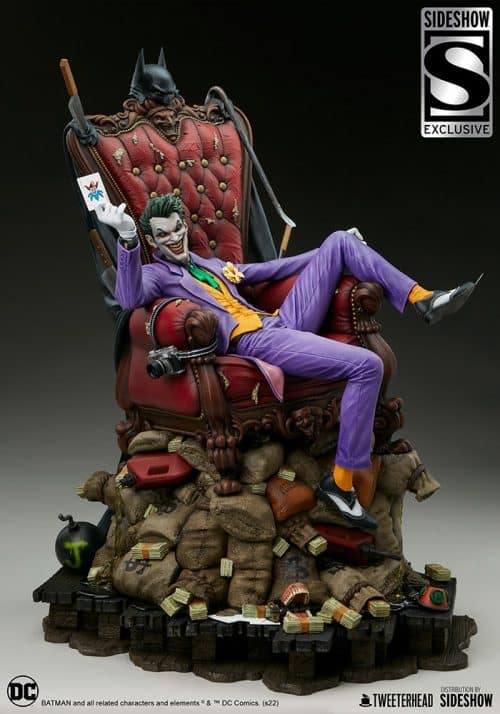 the joker scale maquette tweeterhead dc comics gallery e