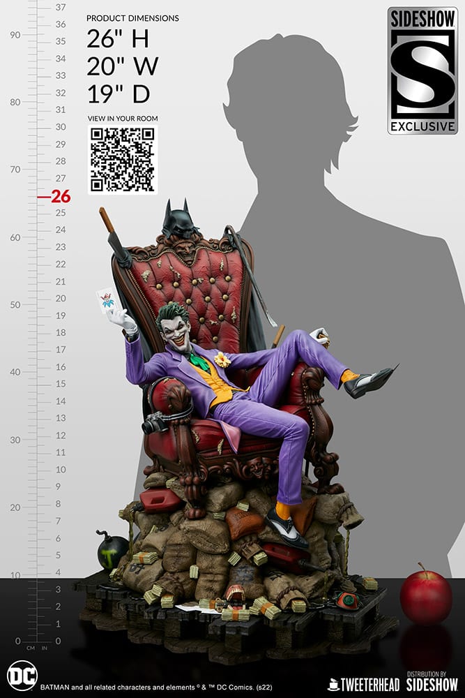 the joker scale maquette tweeterhead dc comics gallery e ee