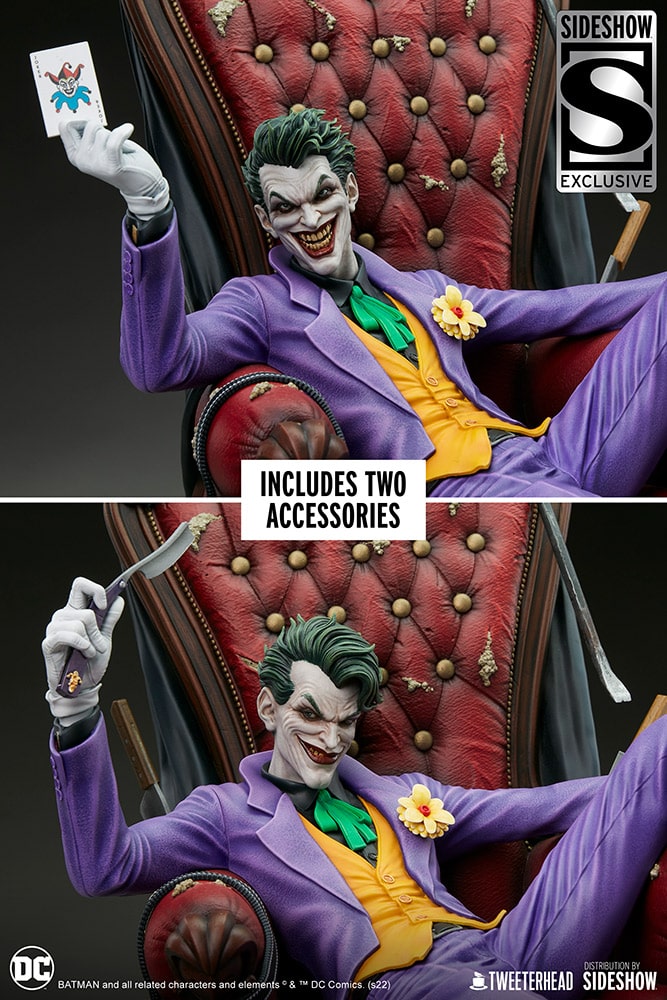 the joker scale maquette tweeterhead dc comics gallery