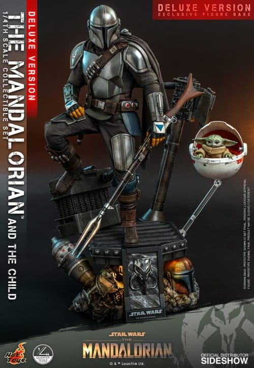 the mandalorian and the child deluxe star wars gallery fa a b b