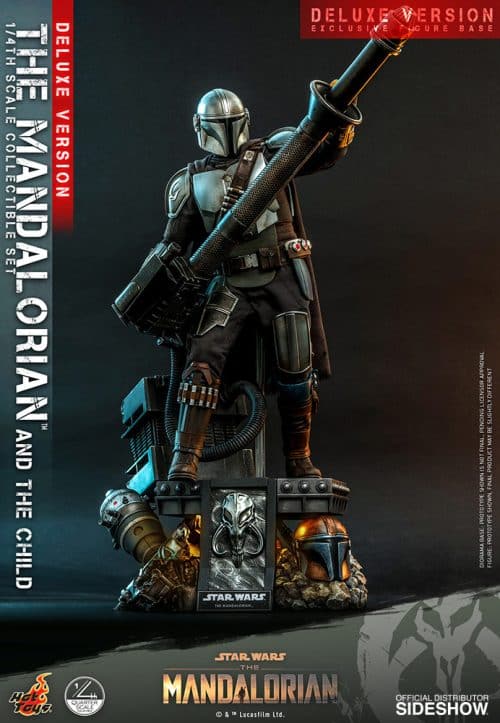 the mandalorian and the child deluxe star wars gallery fa a f