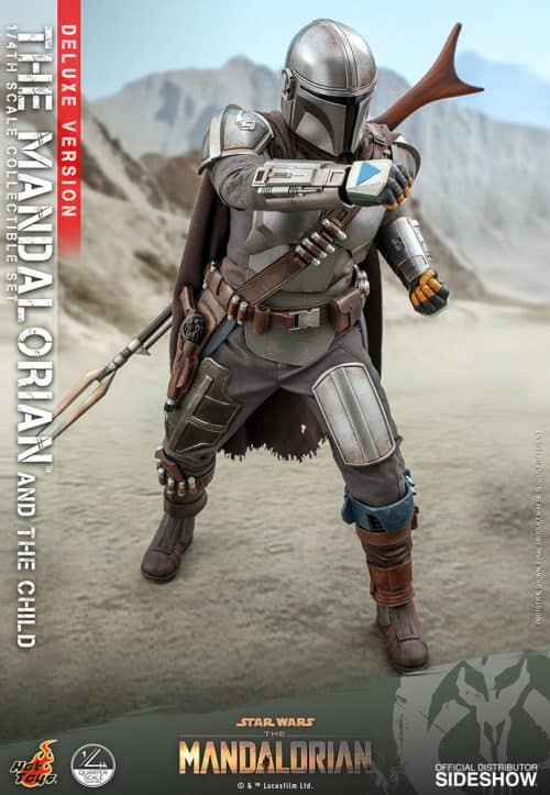 the mandalorian and the child deluxe star wars gallery fa c