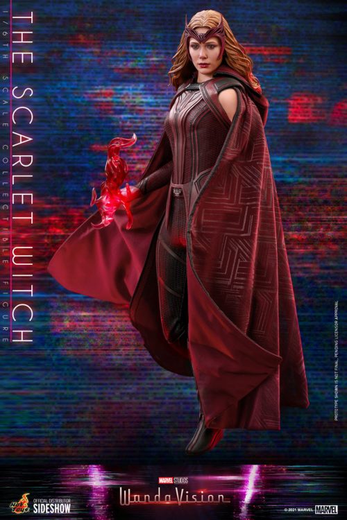 the scarlet witch sixth scale figure by hot toys marvel gallery e d f