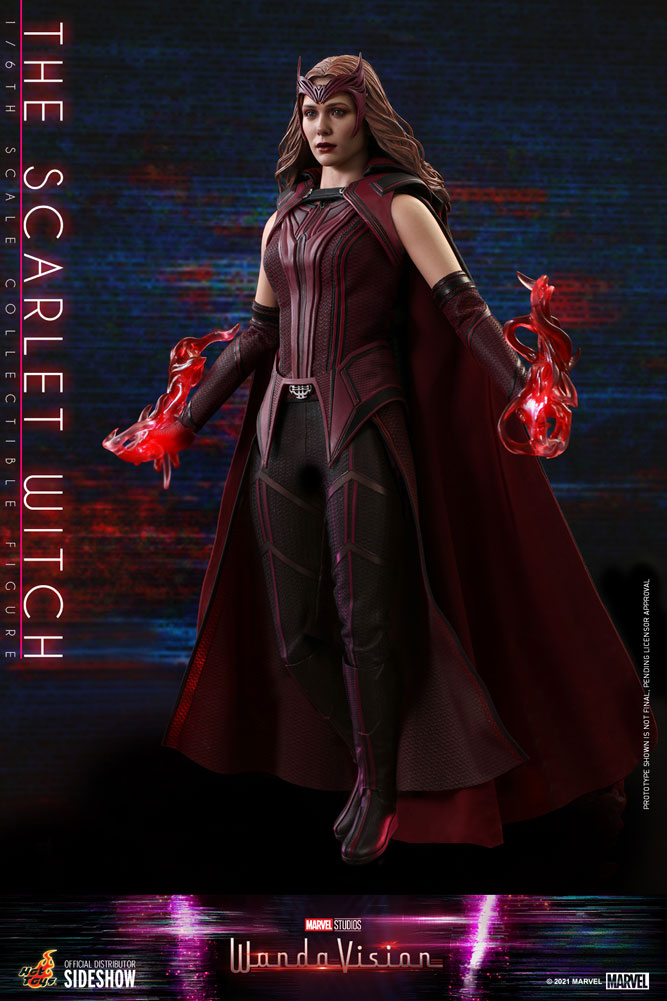 the scarlet witch sixth scale figure by hot toys marvel gallery e d bf