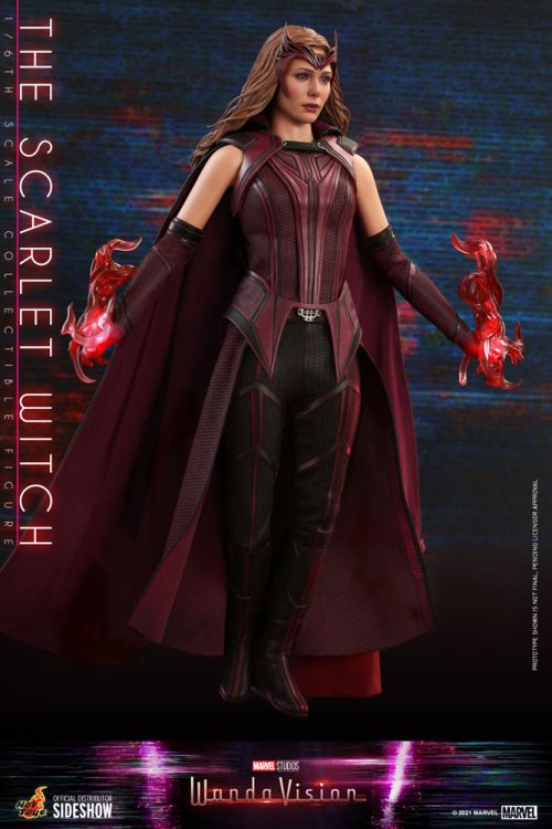 the scarlet witch sixth scale figure by hot toys marvel gallery e d a