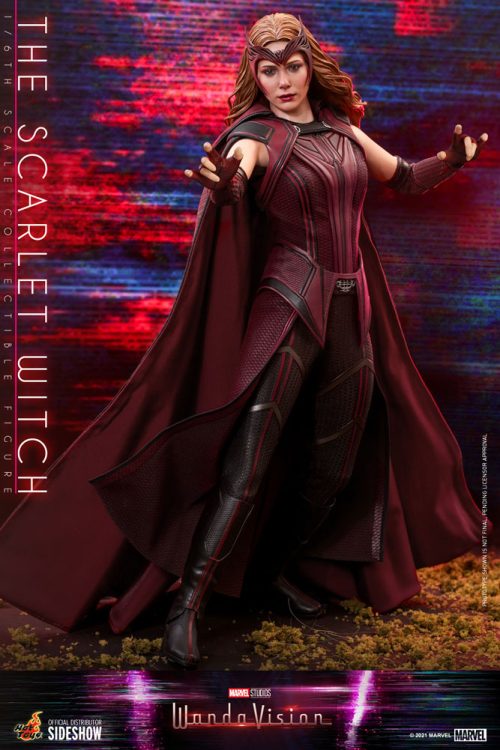 the scarlet witch sixth scale figure by hot toys marvel gallery e d e c