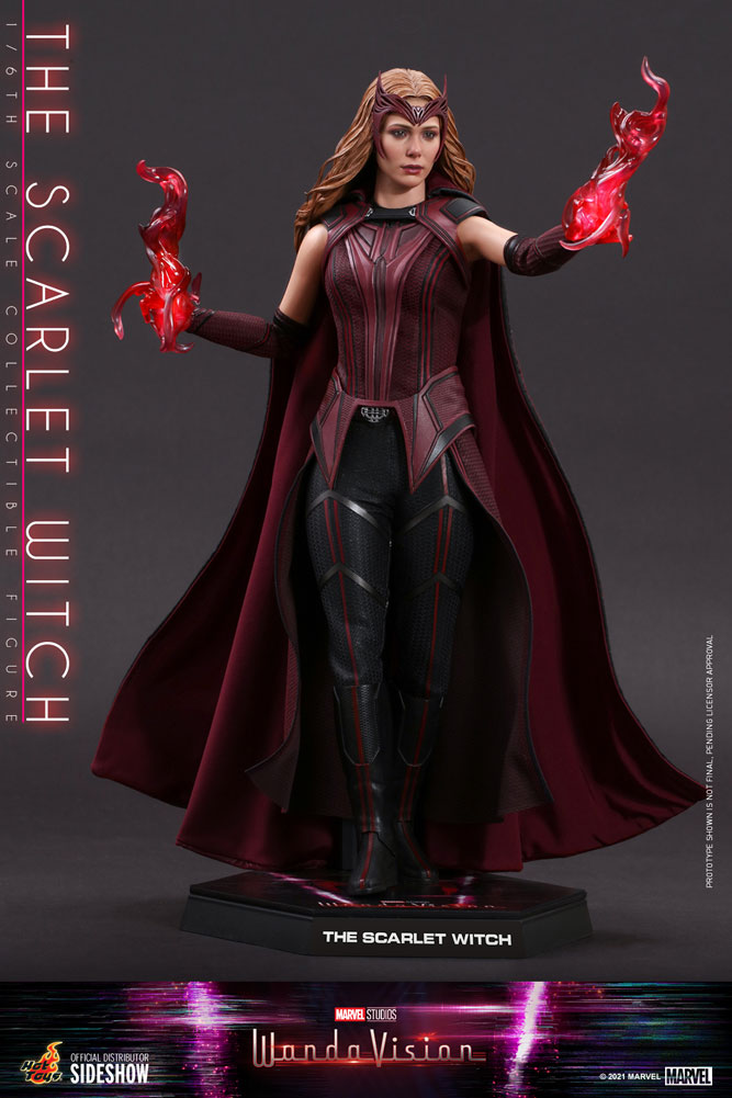 the scarlet witch sixth scale figure by hot toys marvel gallery e d